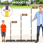 Lawn Leveling Rake, Heavy Duty 30"x10" Foldable Leveler Plate, 5FT Adjustable Stainless Steel Leveling Rake, Reinforced Welds Level rake for Soil, Dirt, Ground, Yard, Top Dressing, Landscaping