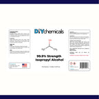 DIY Chemicals 99.9% Pure Isopropyl Alcohol – Industrial Grade IPA for Cleaning – Made in USA, Gallon (128 Fl Oz)