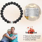 TOLOWOBK Sobriety Gifts for Men Women Sober Anniversary Month & Year NA Recovery Addiction Gifts Alcoholics Anonymous Milestone AA Cards Beaded Bracelets Valentines Day Easter Christmas Gifts for Him