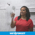 Wet & Forget Shower Cleaner Weekly Application Requires No Scrubbing, Bleach-Free Formula, Ready to Use, Vanilla Scent, 64 Fluid Ounces 2 Pack