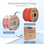 3DHoJor 3D Printing Filament Basic PLA Filament Bundle 1.75mm Cardboard Spool Dimensional Accuracy +/- 0.03 mm Fit Most 3D FDM Printer 1KG*2 spools-2Pack RGB Red