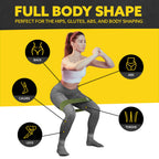 Tribe Lifting Fabric Resistance Bands for Exercise - Hip Bands for Working Out Legs, Glutes, Knees and Thighs for Men and Women - Cloth Circle Booty Bands for Physical Therapy (Military Green)