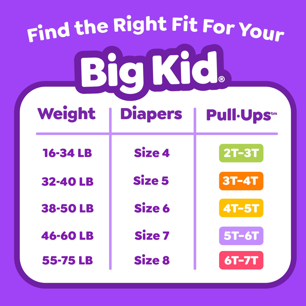 Pull-Ups Boys' Potty Training Pants, Size 3T-4T, 112 Count