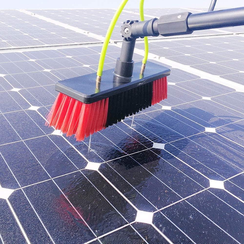 ZH-VBC Water Fed Pole Kit & Outdoor Window Cleaner Window Glass 3.6M/5.4M/6M/7.2M/9M/11M Telescopic Extension Pole Cleaning Kit, for Photovoltaic Panel Cleaning Trucks,18FT/5.4M