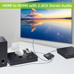 Scart Hdmi to Hdmi Video Converter Box 1080p Scaler 3.5mm Coaxial Audio Output for Game Consoles DVD