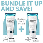 KP Bump Eraser Body Set with 10% AHA | Keratosis Pilaris Treatment | Keratosis Pilaris Lotion | Exfoliating Body Scrub | Ingrown Hair Treatment | Bundle Set for Bump, Strawberry Legs, Redness, Dryness