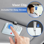 3 for Chamberlain LiftMaster Craftsman Garage Door Opener Remote, Replaces 893LM 893Max 891LM 371LM 373LM 971LM 973LM, no Wait Wireless Remote Keyless Entry, Safe Security(White)