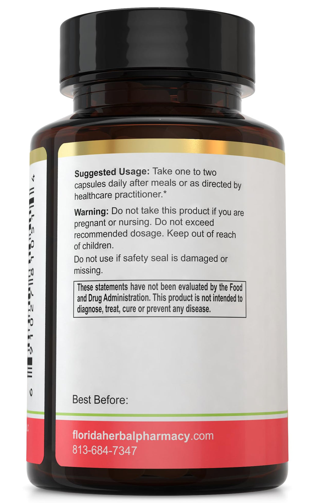 Florida Herbal Pharmacy, Guava Leaf Extract Supplement Capsules 10:1 (120 Capsules),Two Months Supply