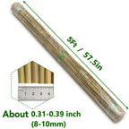 Taoskai Bamboo Stakes, 5 Feet (58 inch), 70 Pcs