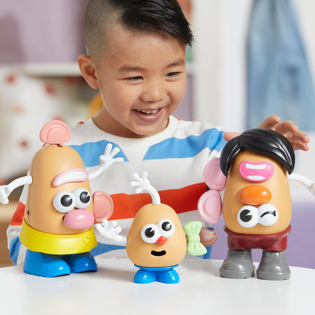 POTATO HEAD Create Your Family Set with 44 Parts and Pieces, Creative Toddler and Preschool Toys for 2 Year Old Girls and Boys and Up (Amazon Exclusive)