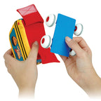 Melissa & Doug K's Kids Pull-Back Vehicle Set - Soft Baby Toy Set with 4 Cars and Trucks, Soft Vehicles Toys for Babies and Toddlers