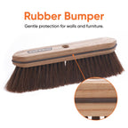 Refill Head for Kitchen and Home – Heavy Duty Household Broom for Easy Sweeping Dust and Wisp Floors and Corners (Horsehair)