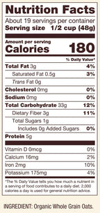Bob's Red Mill Organic Old Fashioned Rolled Oats, 32oz (4 Pack)