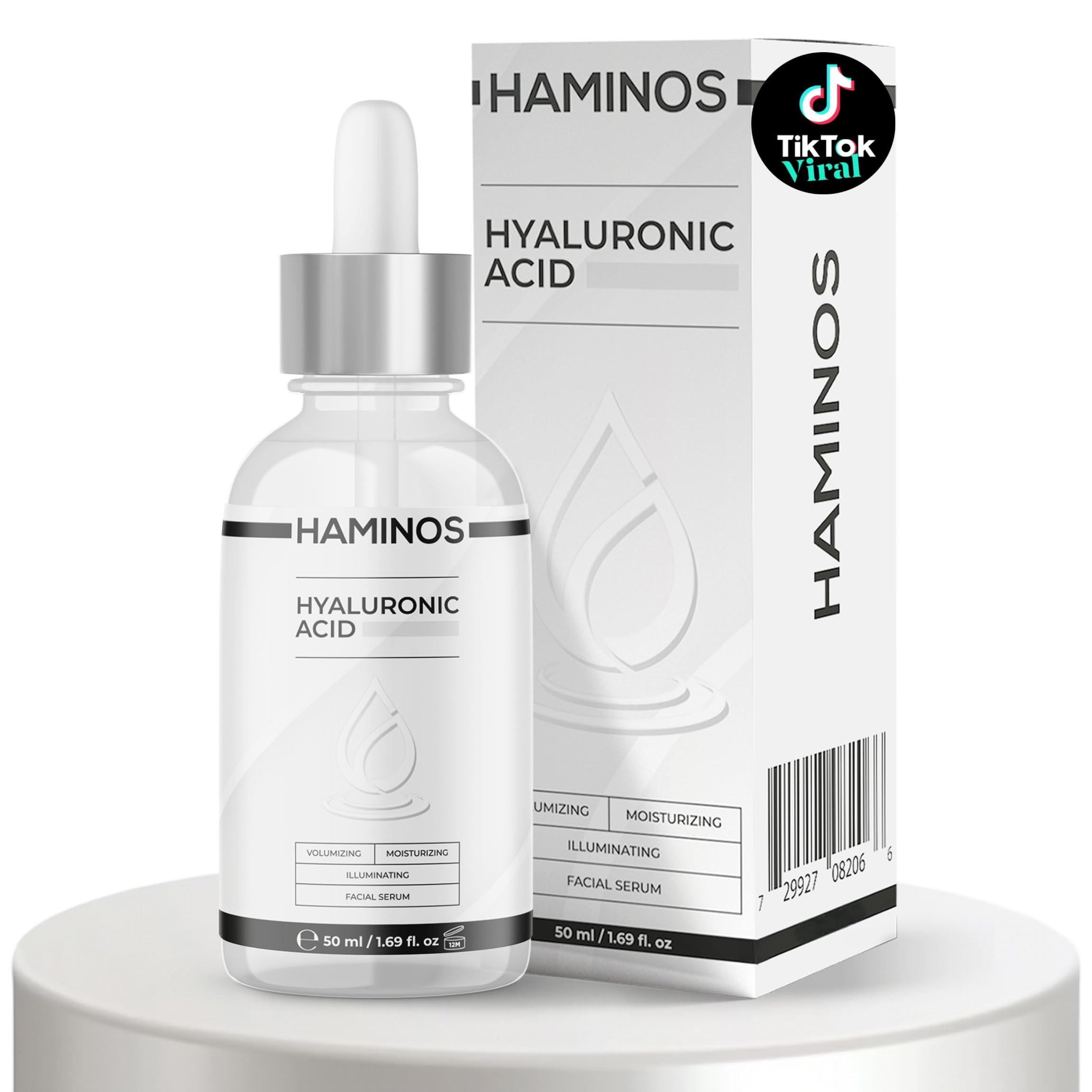 Hyaluronic Acid Serum with Niacinamide, Snail slime, collagen – Lip Plumper, Stretch Marks, Wrinkles, Fine Lines, Hydration - UNIQUE FORMULA (50 ml - 1.69 Fl Oz)