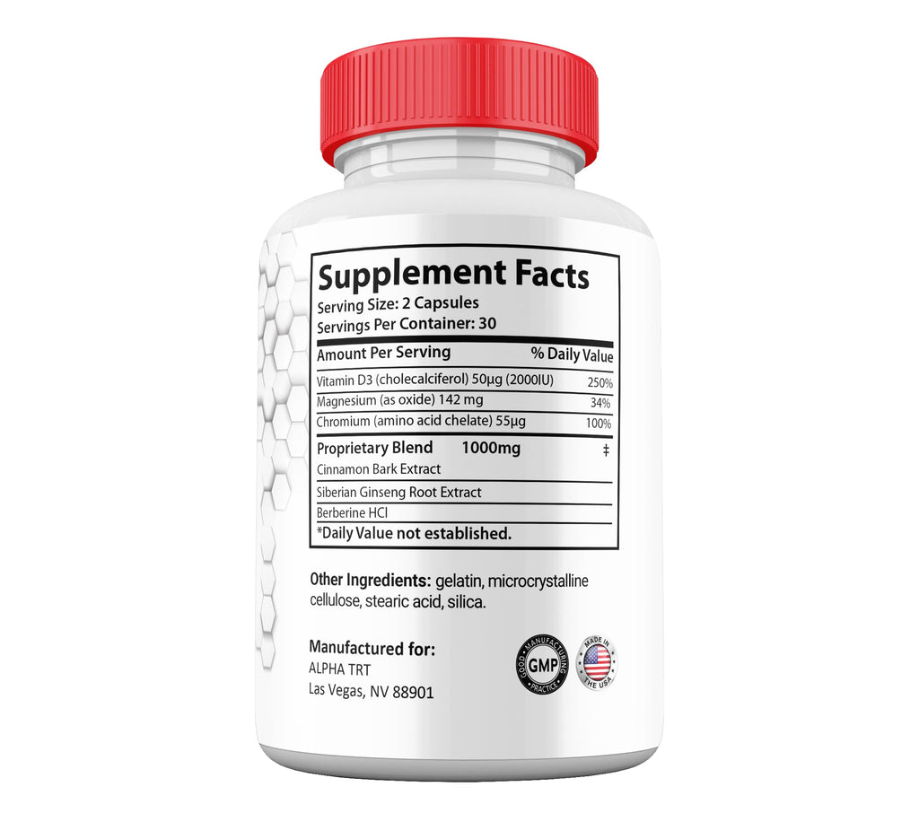 Alpha TRT Pills, Maximum Strength Supplement, AlphaTRT Capsules Advanced Premium Formula Vitamin Pills (2 Pack)