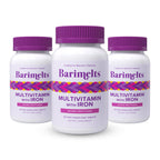 BariMelts Bariatric Multivitamin with Iron, 180 Fast-Dissolving Tablets (3-Month Supply), Sugar-Free Bariatric Vitamins for Women, Natural Fruit Flavor
