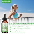 1 Pack 5000mg Citrus Bergamot Liquid Drops,Reduce Triglycerides Bergamot Supplement for High Cholesterol, Immune Support for Anti Aging,Antioxidant,Lime Bitter,Natural Olive Leaf Extract,2 Fl Oz