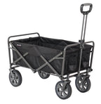 Mac Sports Collapsible Folding Outdoor Utility Wagon, Black