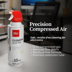 Office Depot Cleaning Duster, 10 Oz Compressed Canned Air for Electronics, Keyboard Cleaner for Computer, Laptop, PC, Printer, Office Equipment, Moisture-Free, Pack of 6