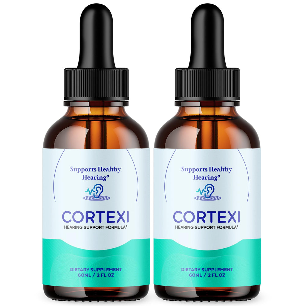 (2 Pack) Cortexi Drops, Cortexi Ear Health Support with All Natural Ingredients, Advanced Formula Health and Wellness Support Supplement with Maximum Strength Multivitamins Support (60 Servings)