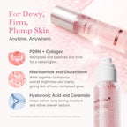 medicube Jelly Mist Serum with Pink PDRN Collagen | Dual-Texture Glow Spray with Niacinamide, Glutathione, Ceramide, Hyaluronic Acid | for Hydration, Radiance, Plump-Looking Skin | 3.38 fl.oz