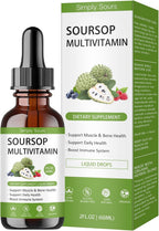 Simply Sours Soursop Graviola Liquid Dietary Supplement, 2 fl oz (60 mL)