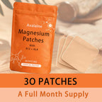 Gengyve Avalaine Magnesium Patches, Magnesium Patches, with Magnesium Chloride, Folic Acid, Vitamin B12 & Alpha-Lipoic Acid, Relaxes Muscles for deep, restful Sleep 60 Patches