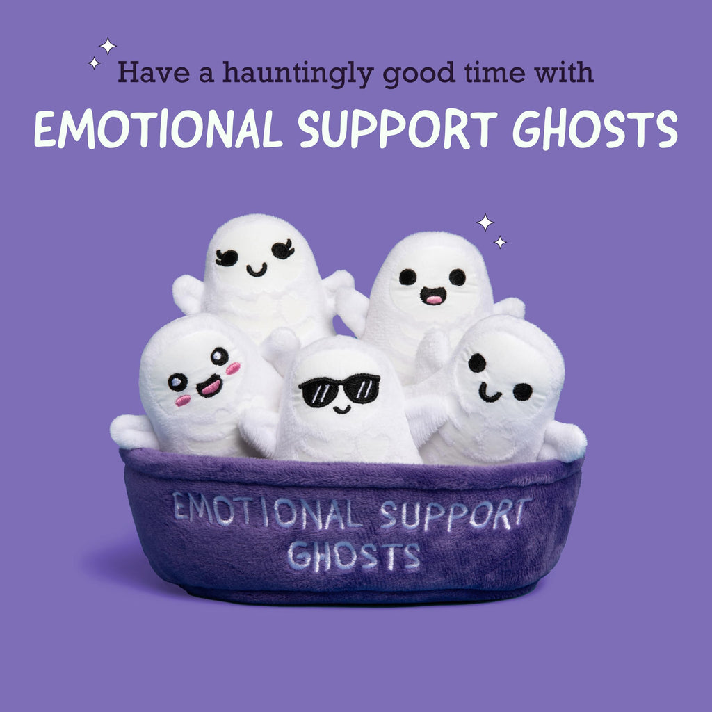 Emotional Support Ghosts, Cuddly Stuffed Animals by Relatable