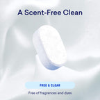 BLUELAND 100% Plastic-Free Dishwasher Detergent Tablets, 60 Count, Free & Clear, Eco-Friendly Dishwashing Pods, Natural, Sustainable