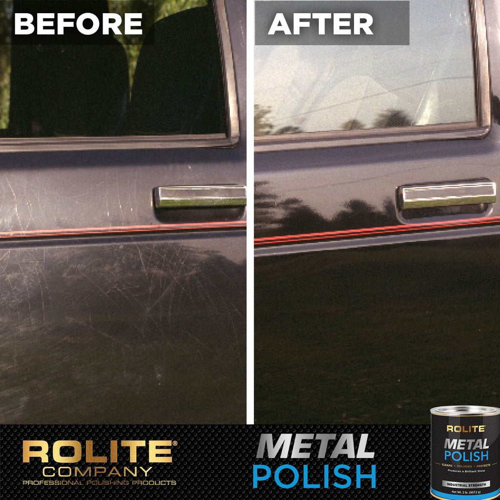 Rolite Metal Polish Paste 1 Lb Industrial Strength Scratch Remover for Aluminum Chrome Stainless Steel