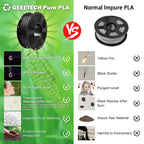 GEEETECH PLA Filament 1.75 mm Silk Gold, 3D Printer Filament 1.75 PLA 1 kg Spool