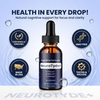(2 Pack) Neurotyde Drops, Official Nuerotyde+ Liquid Supplement Dropppers with Premium Ingredients, Advanced Formula Support for Memory, Overall Health & Wellness Reviews (4oz/120ml)