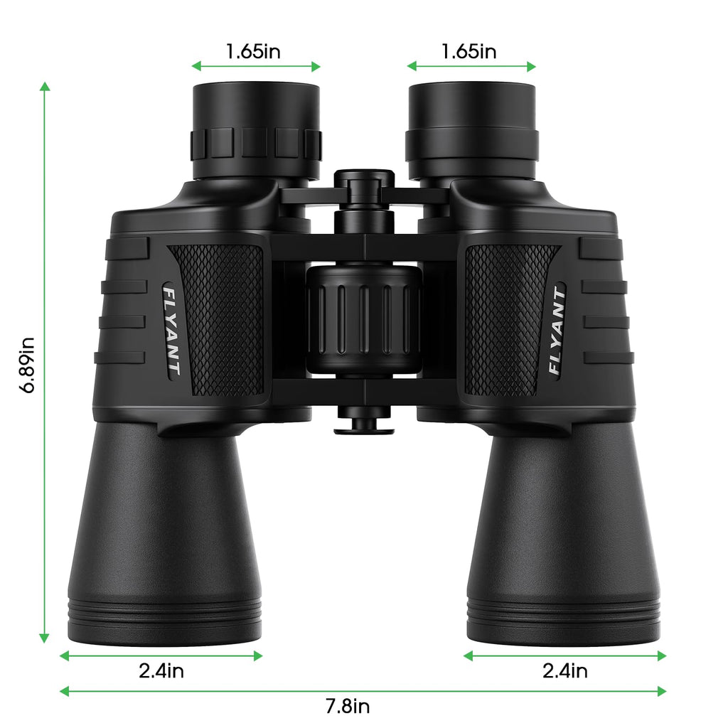 20x50 High Powered Binoculars for Adults, Waterproof Compact Binoculars with Low Light Vision for Bird Watching Hunting Camping Travel Cruise Hiking Sports Stargazing, Christmas Birthday Gifts for Men