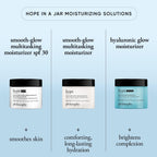 philosophy hope in a jar glow water cream face moisturizer - with hyaluronic acid & pineapple extract provides 72-hour hydration & primes skin for makeup 2 fl oz