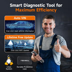 2026 FOXWELL NT624 Elite OBD2 Scanner Upgraded from NT614Elite & NT604Elite Code Reader, All-System OBD2 Scan Tool, 8 Advanced Reset Functions, AutoVIN, Live Data, Lifetime WiFi Free Updates