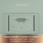 Crock-Pot® Design Series 7-Quart Programmable Slow Cooker, Desert Sage Green
