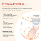 Tranquility TopLiner Disposable Booster Pads, Super (15" x 4.25") Flow-Through Design with Adhesive Strip for Max Absorption, Adult Unisex, 200ct Case
