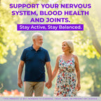 (2 Pack) NervoLyn Capsules - Official Nervo Lyn Advanced Supplement Formula Nerve Health, Natural NervoLyn Brain & Memory Focus Vitamins Suppor for Overal Health & Wellness, 120 Capsules for 2 Months