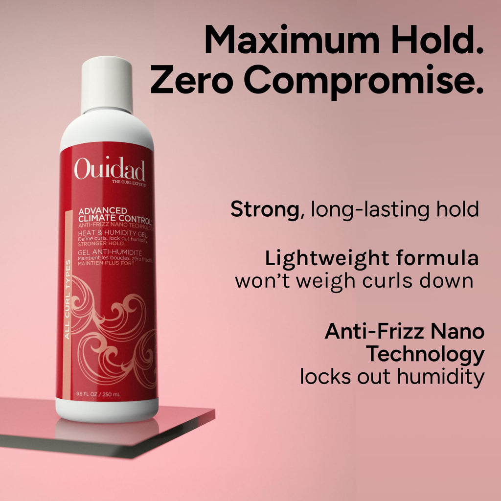 Ouidad Advanced Climate Control Heat & Humidity Curl Gel, Stronger Hold
