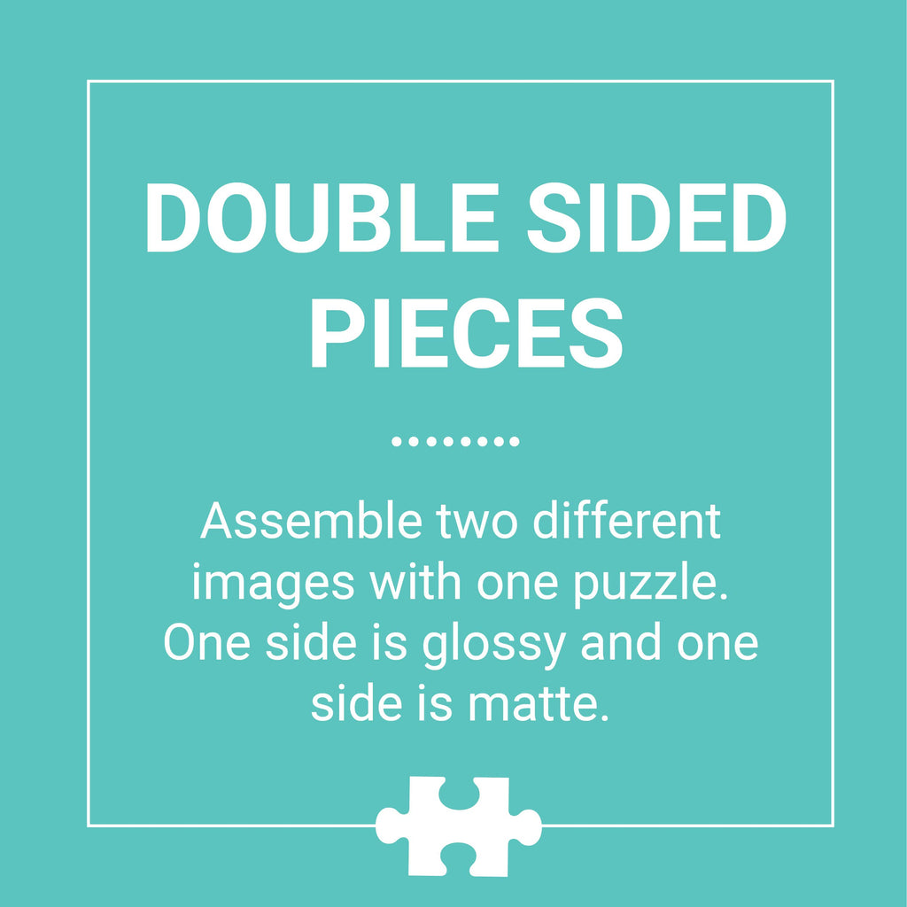 Gray Malin at The Parker Double-Sided Puzzle, 500 Pieces, 24” x 18” – Art Jigsaw Puzzle Featuring Malin’s Iconic Photography–Thick, Sturdy Pieces, Challenging Family Activity, Great Gift Idea