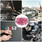 1000 Pcs Heat Shrink Butt Connectors, 22-16 AWG Marine Grade Insulated Crimp Wire Connectors, Waterproof Electrical Connectors Butt Splice for Boat Truck Wiring