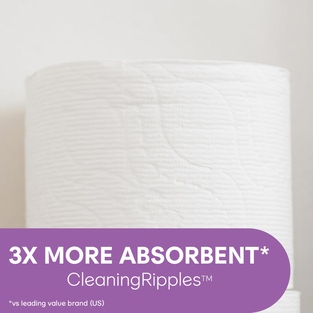 Cottonelle Ultra Comfort Toilet Paper with Cushiony CleaningRipples Texture, 32 Family Mega Rolls = 144 Regular Rolls (8 Packs of 4)