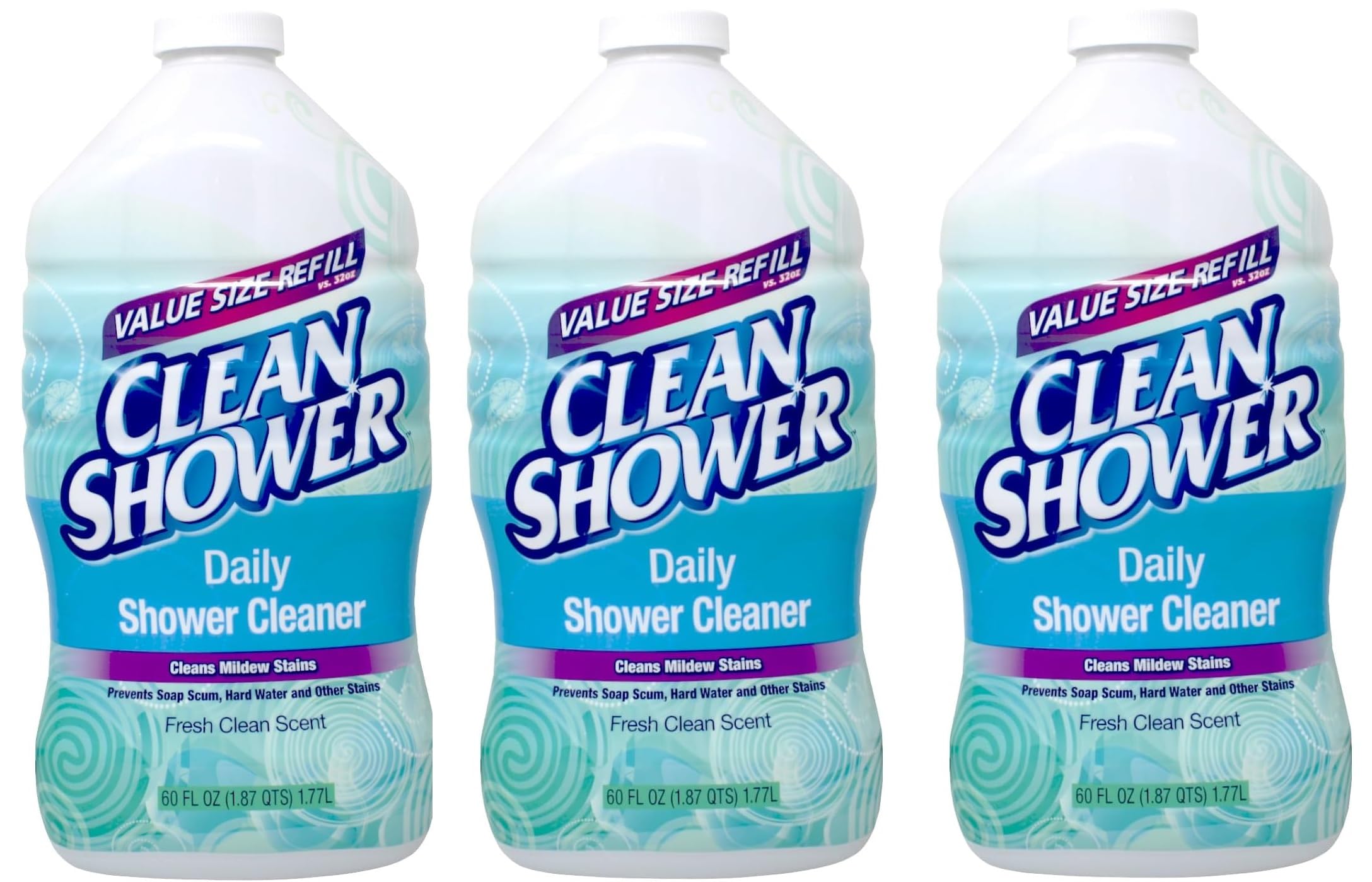 CLEAN SHOWER REFILL FRESH CLEAN SCENT 60 OZ (3 Pack)