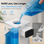 Extra Large 27 oz Dish Soap Dispenser, Touchless, USB-C Rechargeable