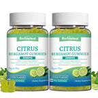 SmildeHeal Citrus Bergamot Gummies 3000mg, Bergamot Supplement for High Cholesterol, Cholesterol Lowering Supplement for Heart, Immune System & Anti-Aging, Sugar Free Vegan 120 Gummies