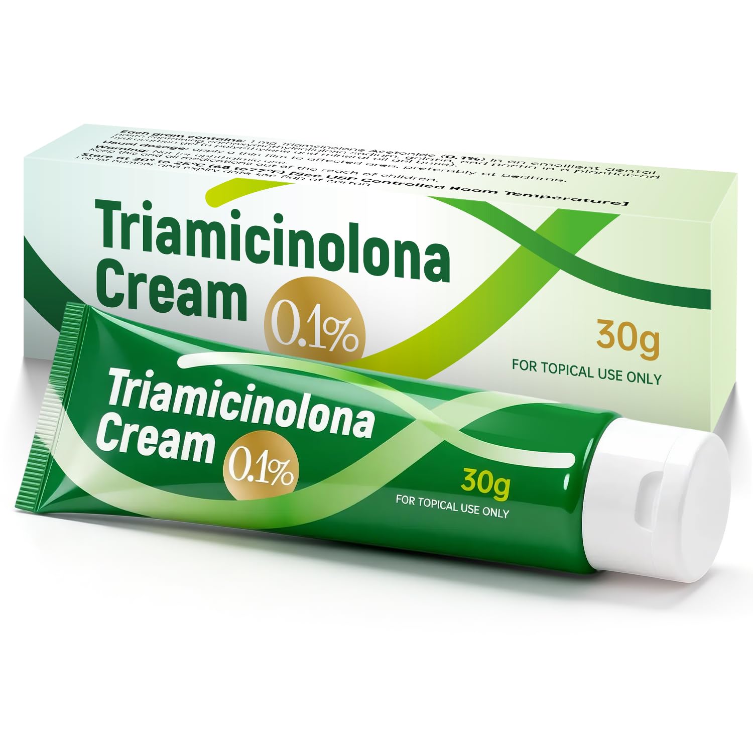 ULARCS Triamicinolona Non-Irritating Cream 0.1%, For All Skin Types, 30g