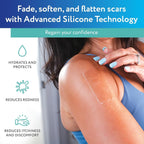 ScarAway Advanced Clear Silicone Scar Sheets, Medical Grade Silicone Strips (1.5" x 3") Scar Treatment and Prevention for Surgical, Burn, Body, Hypertrophic & Keloid Scar Treatment, 6 Clear Sheets