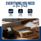 Shippozz 12x15.5 Poly Mailers 200 Pack, Durable Waterproof Polymailers for Shipping Clothes, Self Seal Mailing Bags for Small Business Packaging Supplies, Mailing Envelopes for Books, and Accessories