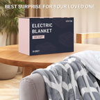 VENTIMI Heated Throw Blanket, 5 Heat Levels & 3 Hours Auto Off, Grey