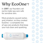 EcoOne | Hot Tub Chemical Maintenance & Supply Kit | Spa Shock & Conditioner Kit | Contains Oneshock Chlorine Granular & SPA Monthly Conditioner | 6 Month Supply